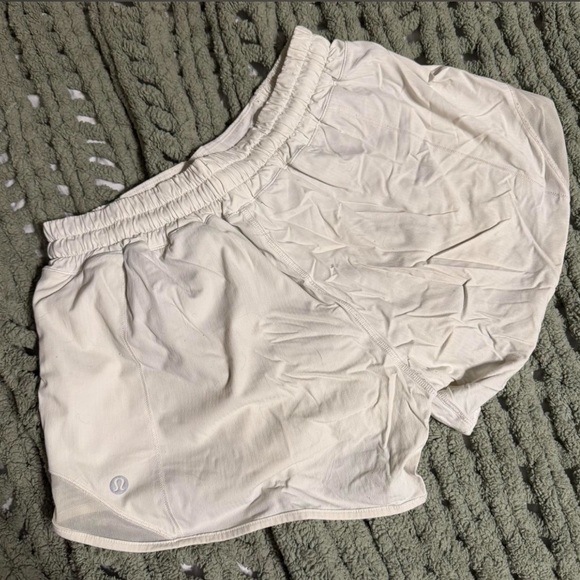 lululemon athletica Pants - Lululemon White Hey Hotty Shorts